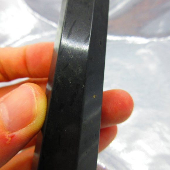 Black Tourmaline Polished Tower Generator Crystal Meditation Tool - Picture 5 of 6